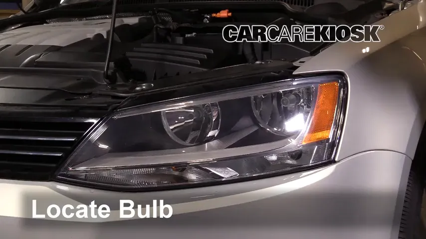 2012 Volkswagen Jetta TDI 2.0L 4 Cyl. Turbo Diesel Sedan Lights Highbeam (replace bulb)